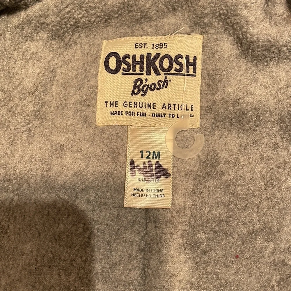 OshKosh B’gosh 12M baby winter jacket